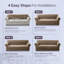 Durable Spandex Stretch Sofa Cover - Jacquard Pattern Sofa Slipcover & Furniture Protector-718252234-718252235