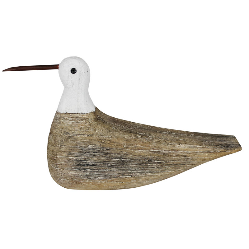 Sitting Sand Piper, Wood