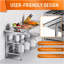 Table en acier inoxydable pour préparation et travail 24 po x 60 po avec 2 tablettes réglables, postes de travail commerciaux, table utilitaire dans la cuisine, garage, buanderie, barbecue extérieur