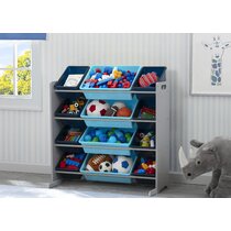 Toys Storage Blue Organizer Compatible Real Littles Mini Brand Peppa  EASYVIEW