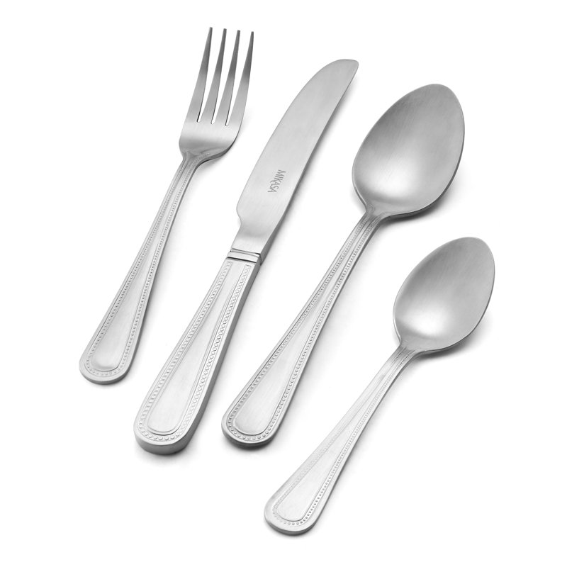 Mikasa Portobello Stainless Steel Cutlery Set, 16 Piece