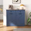Armoire poubelle double inclinable Farmhouse Blue