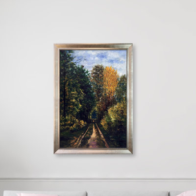 " Wooded Path " by Claude Monet Painting Print