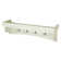 Ajwad 36" Wide Cottage Beach House Design Wall Mounted Coat Rack with 8 Hooks And 1 Shelf Tray