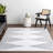 Hokku Designs Yori Diamond SplashGuard Machine Washable Area Rug-1797874322