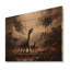 Paysage de dinosaures rétro II - impression de dinosaure sur bois-399713125
