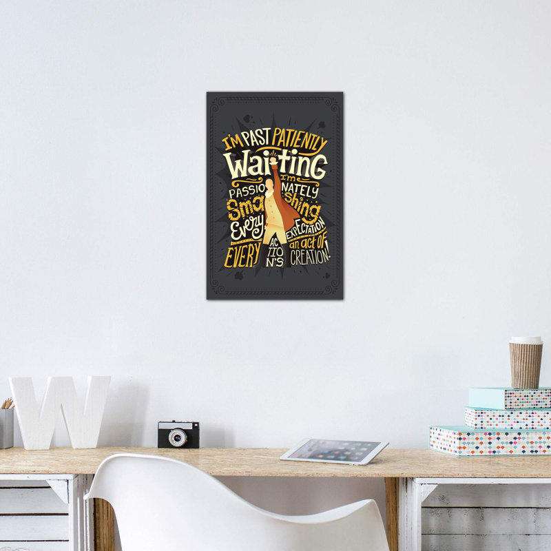 Hamilton Hamilton par Risa Rodil - impression d'art graphique, Pas de tapis, Toile tendue, H 12 po x l 8 po x P 0,75 po
