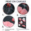 Rose, gris, vent, coquelicots, jardin I - coquelicots, décoration murale-1727544070-1727544066