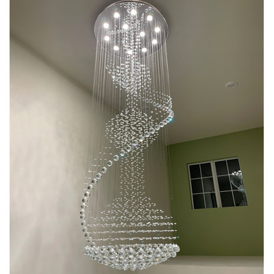 Itay 12 - Light Dimmable Tiered Chandelier