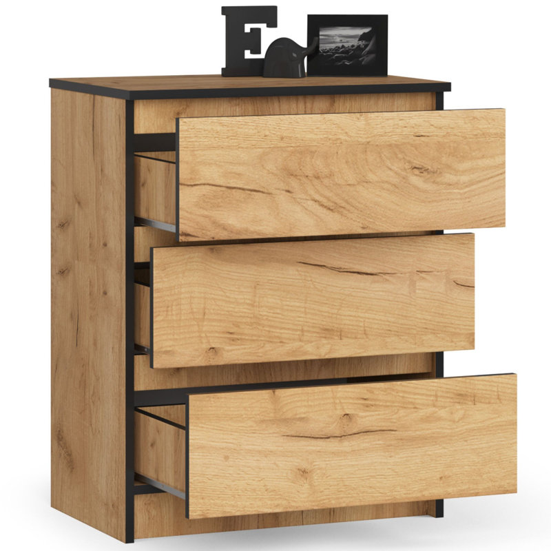 Boniface 3 -Drawer Console