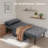 Felton 72'' Upholstered Convertible Sleeper Sofa Bed Folding Ottoman for Small Space No Assembly Required-44085611