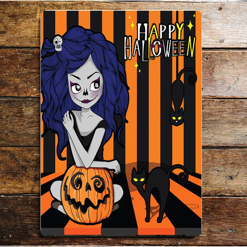 Handmade Fantasy & Sci-Fi Wall Decor on Metal, 40cm H x 28cm W