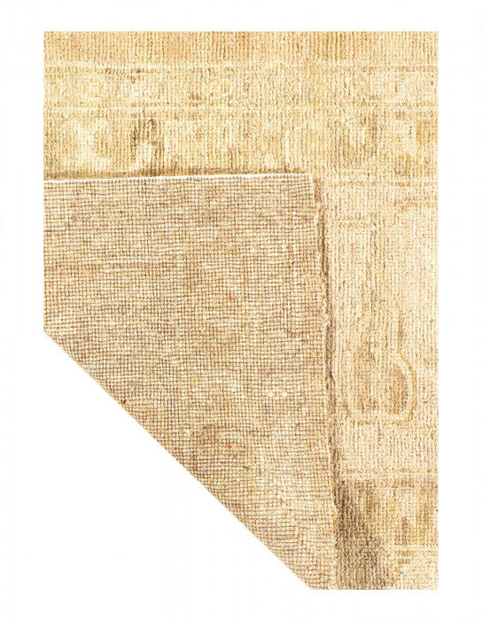 Fine Hand Knotted square Fragment Oushak Design  2' X 2'