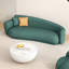 Méridiennes courbées cyan Living Room-106690847