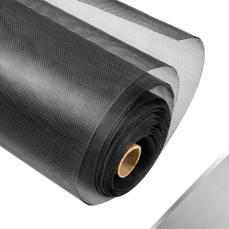 Moustiquaire pour fenêtre en acier inoxydable 304 - Rouleau 22 po 35 po x 10 pi pour fenêtres, portes, patio, animaux de compagnie, évent, filtre, porche, cage 