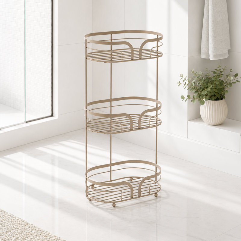Dante Bathroom Storage, Beige