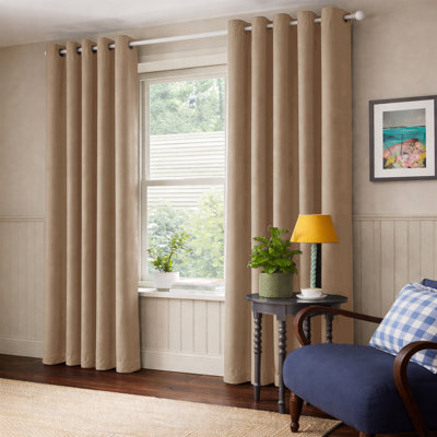 100% Room Darkening Blackout Drapes for Bedroom & Living Room