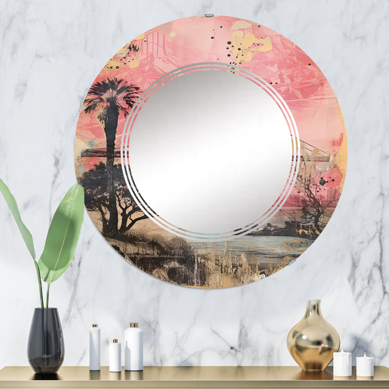 Miroir mural Tarquin, 32 po x 32 po