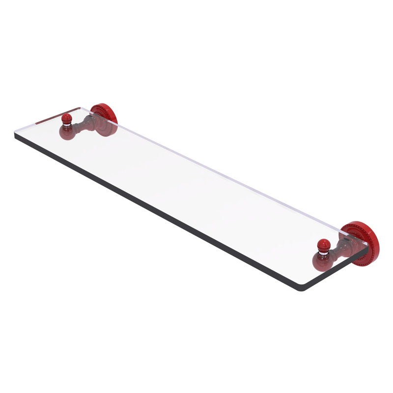 Dottingham Floating Shelf, Fire Engine Red