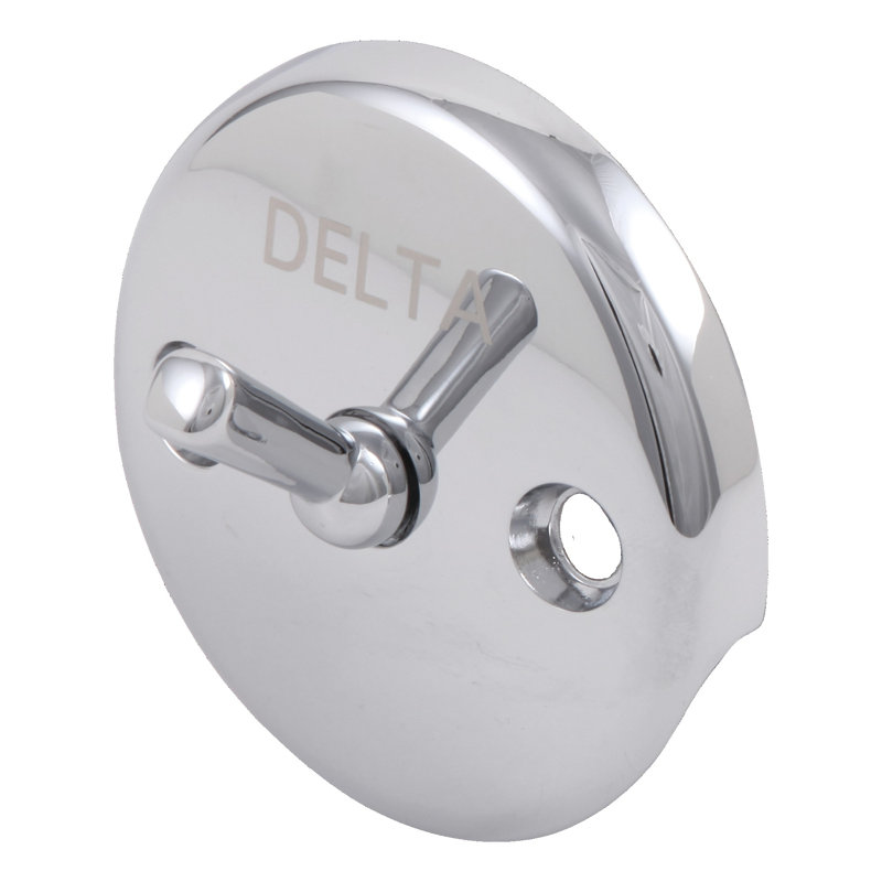 Replacement Overflow Plate Assembly with Trip Lever, Polished Brass