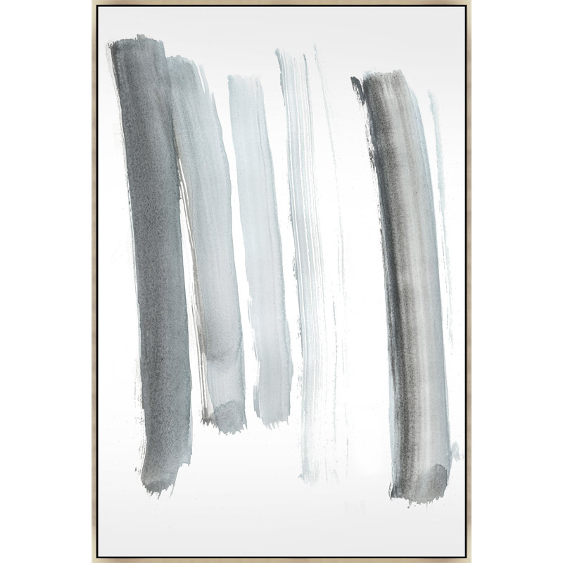 «Esoteric XI» par Jacob Lincoln - peinture sur toile, H 71,5 po x l 48,5 po x P 1,5 po, Verre
