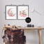 «Pink Sleepy Elephant», ensemble de 2 giclées encadrées par LSR Design Studio-1373079016-1373079014