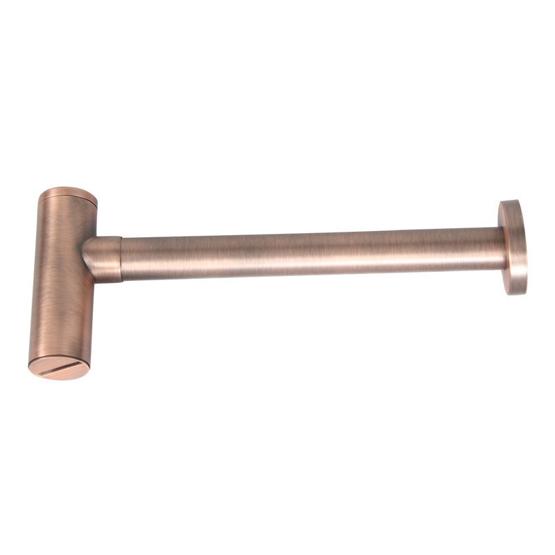 Siphon de lavabo, Cuivre antique