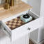Poubelle de cuisine inclinable (blanc)