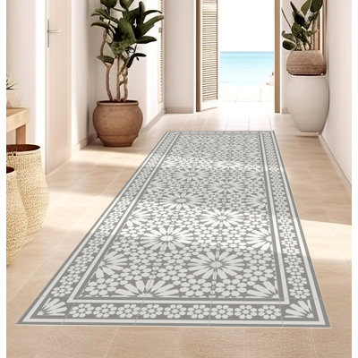 Vinyl Machine Printed Area Rug