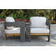 Estate 3 Pc. Modern Wicker Seating Group With Matching Accent Table