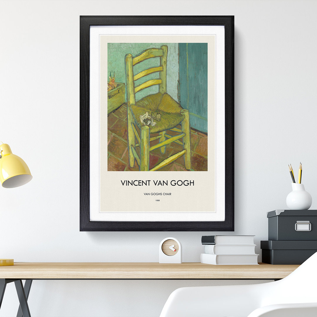 Vincents Chair by Vincent Van Gogh - Picture Frame Art Prints