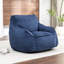 Fauteuil à billes spacieux, adultes et adolescents, conception ergonomique, rembourrage en mousse, bureau, sac en velours côtelé, mousse haute densité, chambre à coucher, chambre à coucher