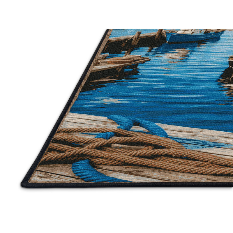 Tapis de transport gris lavable à la machine, Carré 6 pi