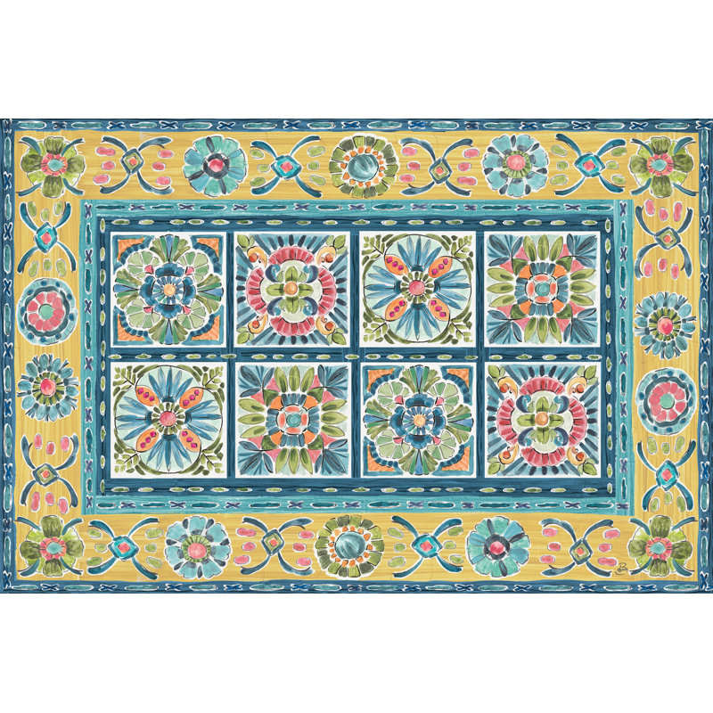 «Gypsy Meadow VII» par Daphne Brissonnet - reproduction d'art sur toile tendue, L 12 po x H 8 po