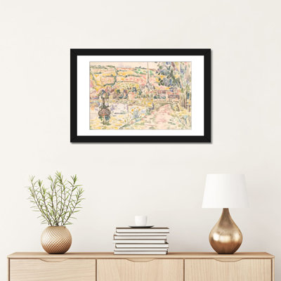 « petite andely-the river bank », reproduction sur toile