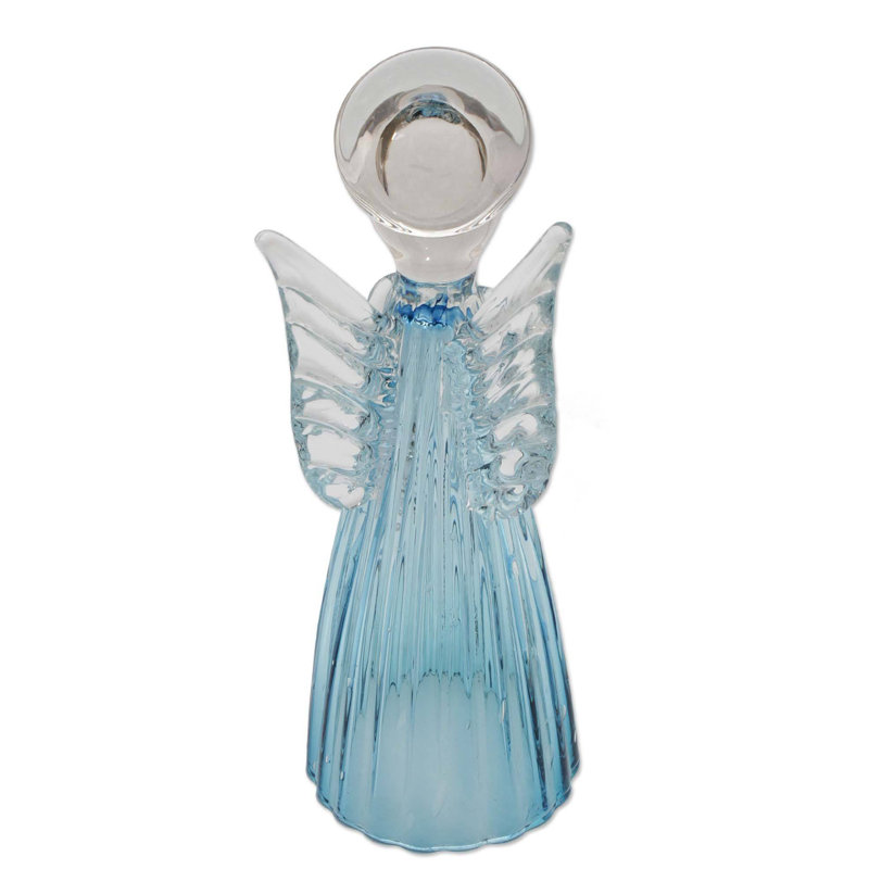 Sculpture en verre d’art ange Rafferty
