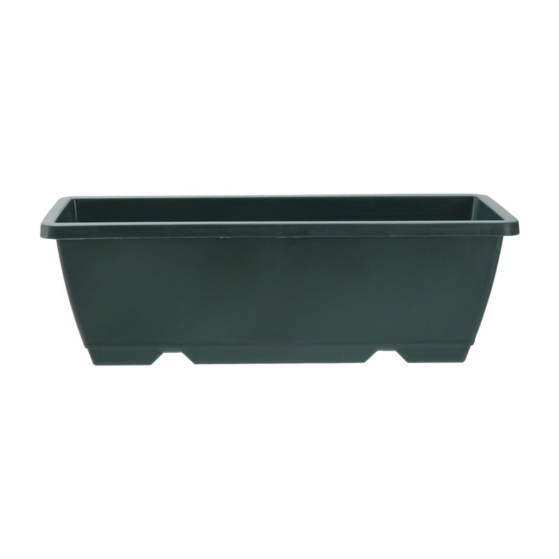 Cachepot, 15.7cm H x 49.5cm W x 19cm D, Green