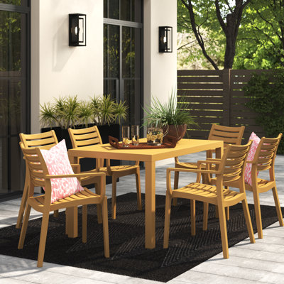 Quadis 6 - Person 55" Long Dining Set