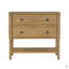 Commode d'appoint 2 tiroirs Naturel Voir ci-dessous