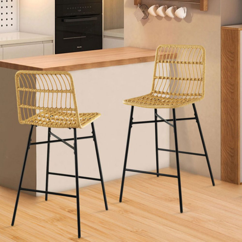 Lirah Counter Stool with Metal Frame