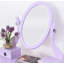 Ensemble coiffeuse et tabouret de maquillage en bois, mauve-884713717