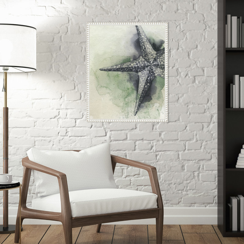 «Found Starfish II» par Grace Popp, reproduction d'art sur toile encadrée, H 20 po x l 16 po