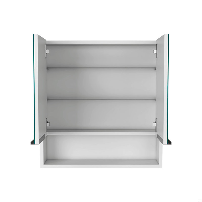 Pharmacie avec miroir Lexington, trois tablettes internes, H 24,6 po x l 5,5 po x P 23,6 po