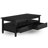 Warm Shaker 48"W Solid Wood Coffee Table with Two Storage Drawers and Open Shelf-1726136677