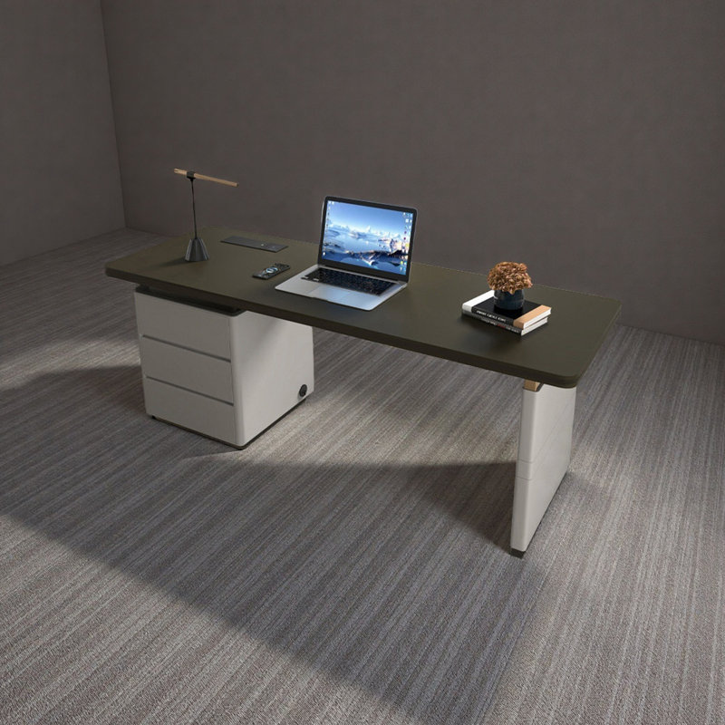 Bureau de designer luxueux et minimaliste, H 29,52 po x l 62,99 po x P 27,55 po