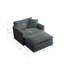 Fauteuil d'appoint moderne avec repose-pieds-1050516531