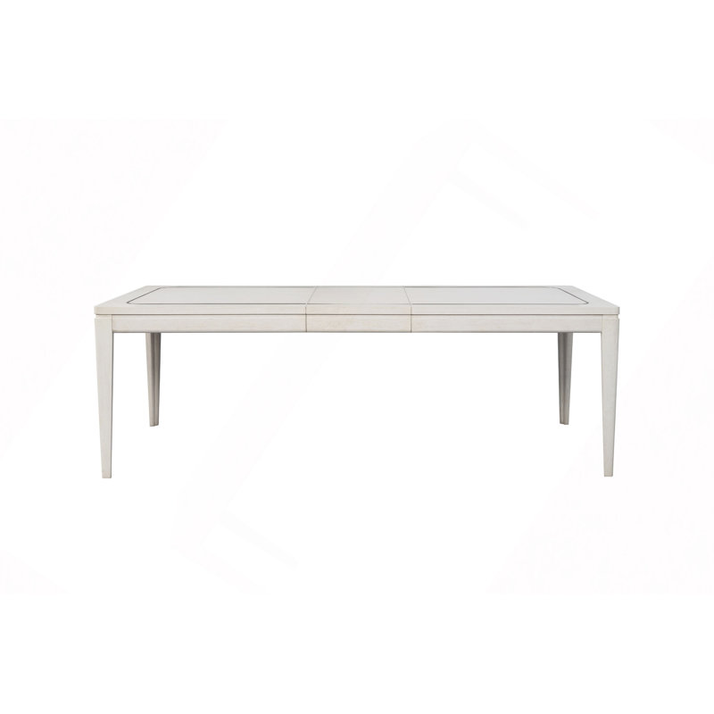 Expandable Leg Tablewith Metal Inlay