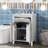 24"Bathroom Vanity Combo With Ceramic Sink