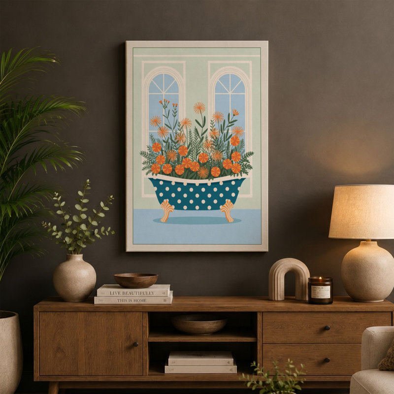 Print, Terracotta Border, 30x20 - 76.2 x 50.8 cm