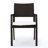 2Pcs Island Patio Chairs - Lightweight Brown With Water Cushions For Outdoor Courtyard Dining Stylish Furniture Comfortable -Blocking Cushion,
